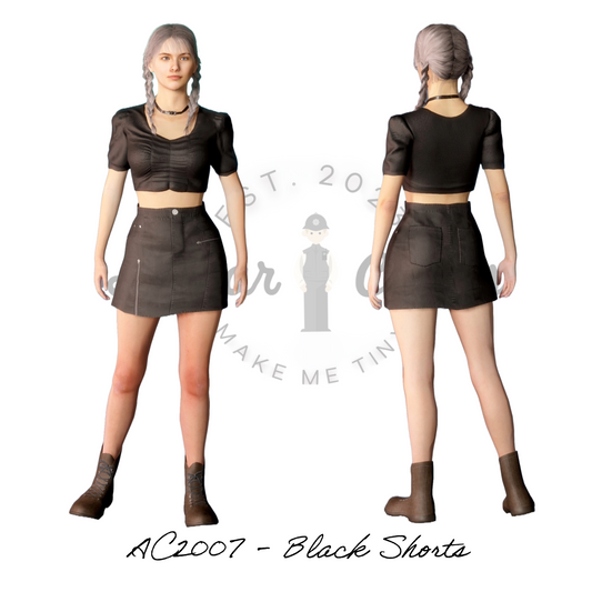 Black Shorts Avatar - Personalised Miniatures